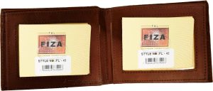 FIZA NY New leather men's Bifold wallet Tan Billfold wallet 9 Credit cards 3 ID - Image 13
