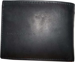 Leather 2-in-1 Man's Wallet 9 Card Space 2 ID window coin purse 2.5 bill packets - Image 5