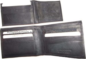 Leather 2-in-1 Man's Wallet 9 Card Space 2 ID window coin purse 2.5 bill packets - Image 7