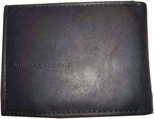 Leather 2-in-1 Man's Wallet 9 Card Space 2 ID window coin purse 2.5 bill packets - Image 8