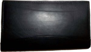 Leather Checkbook Wallet genuine leather wallet 8 Card Holder 3 bills Spaces new - Image 10