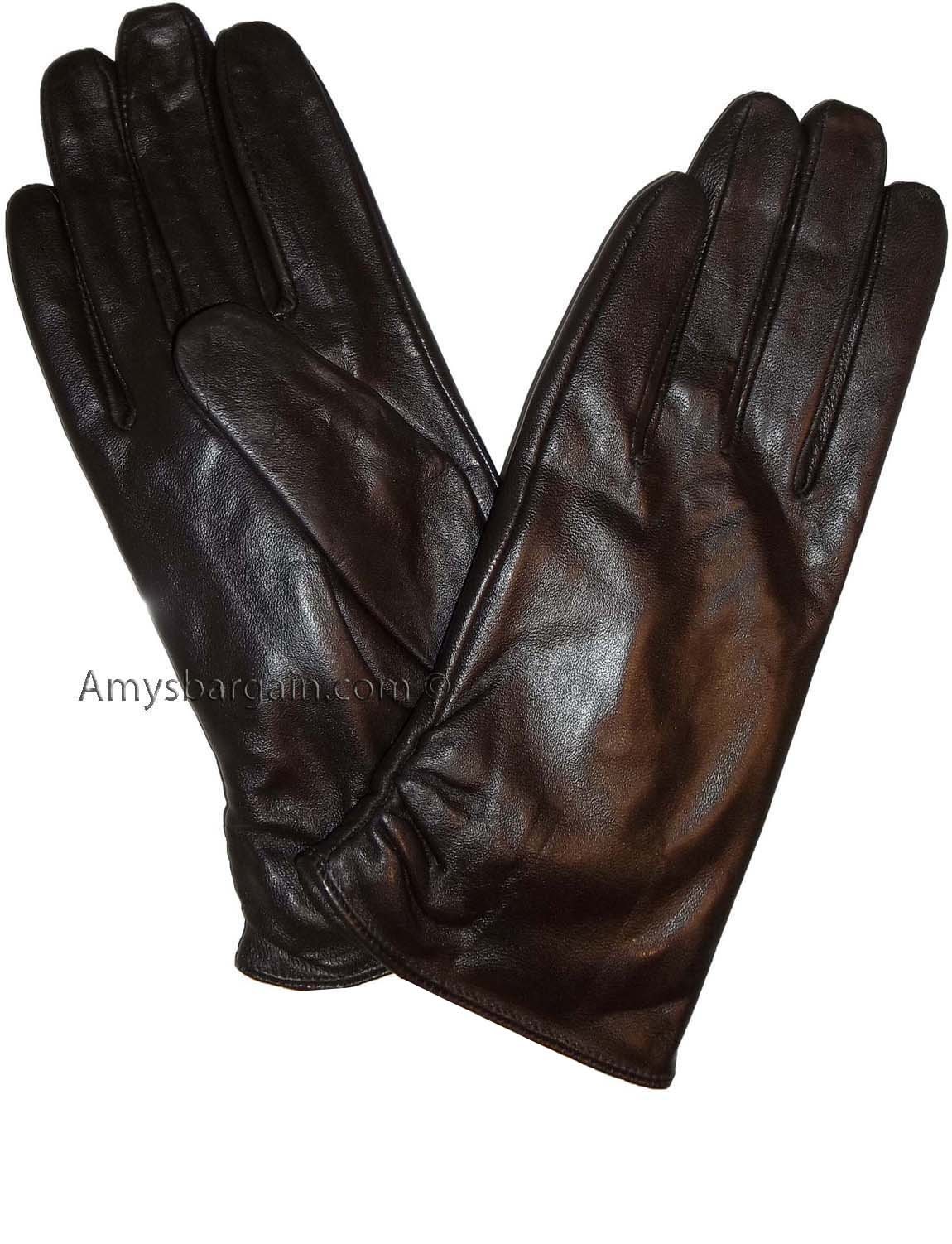 Leather gloves Size S, M, L, XL Woman's Leather winter Gloves new pair of Gloves - Image 6