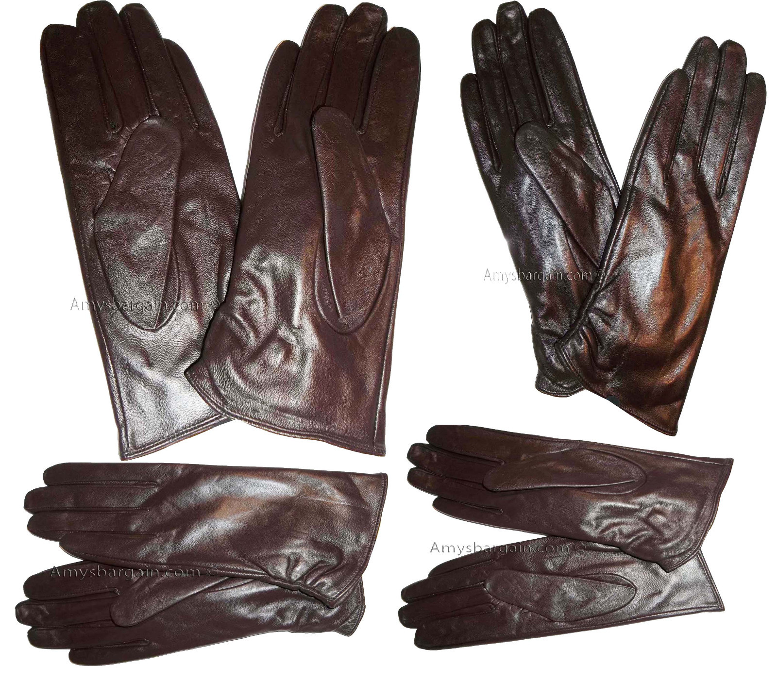Leather gloves Size S, M, L, XL Woman's Leather winter Gloves new pair of Gloves