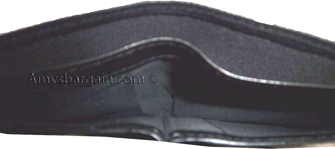 Leather man's Wallet 9 Card Holder 3 ID windows Billfold Wallet brand new - Image 9