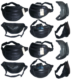 Leather waist pouch new waist bag leather bag Fanny pack leather strap bag - Image 12