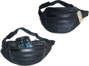 Leather waist pouch new waist bag leather bag Fanny pack leather strap bag - Image 13