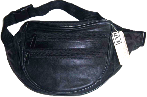 Leather waist pouch new waist bag leather bag Fanny pack leather strap bag - Image 6