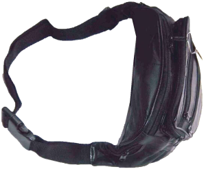 Leather waist pouch new waist bag leather bag Fanny pack leather strap bag - Image 9
