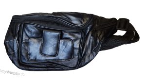 Leather waist pouch waist bag genuine leather bag real leahter fanny pack new - Image 9