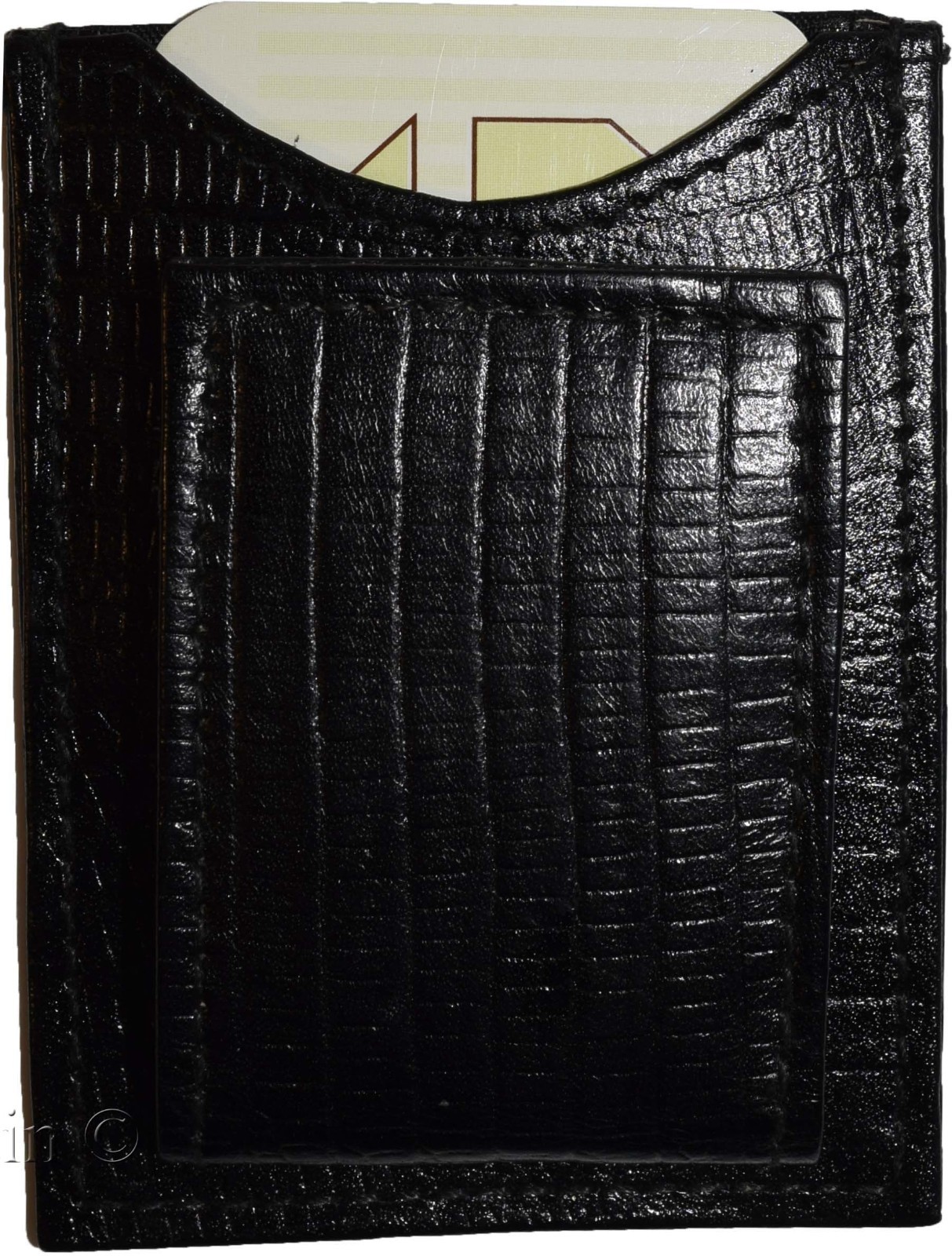Lot of 12 Black Lizard skin printed leather money clip unbranded money Clip New - Image 5