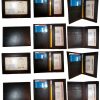 Lot of 12 Business card case slim leather credit business card case 2 ID 3 Cards