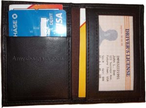 Lot of 12 Business card case slim leather credit business card case 2 ID 3 Cards - Image 9