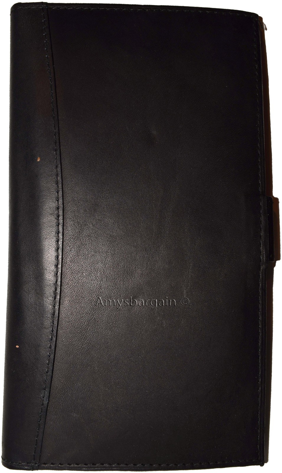 Lot of 12 leather checkbook cover Black credit card ID wallet 19 Cards Brand New - Image 9