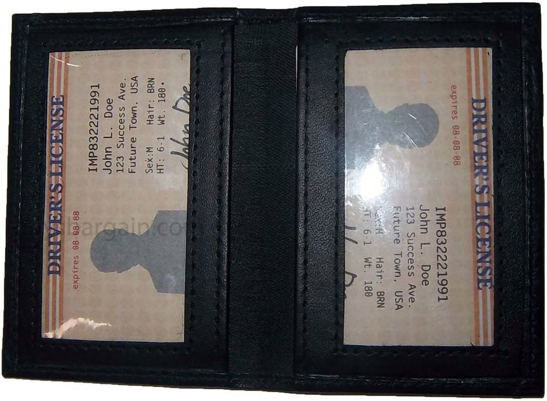 Lot of 12 slim leather business card case credit card 2 id windows mew bnhukjm - Image 10