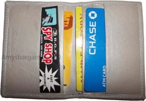 Lot of 2 Leather business card credit card case ID ATM wallet Card carrier BNWT - Image 11
