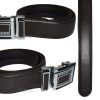 Lot of 2. Men's Belt. Brown Automatic lock belt Size 47-49 inches Dress belt BN*