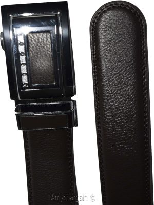 Lot of 2. Men's Belt. Brown Automatic lock belt Size 47-49 inches Dress belt BN* - Image 11