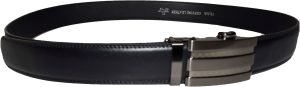 Lot of 2 Men's Leather Belt Black & Brown Automatic lock Up to 43" Dress belt BN - Image 4