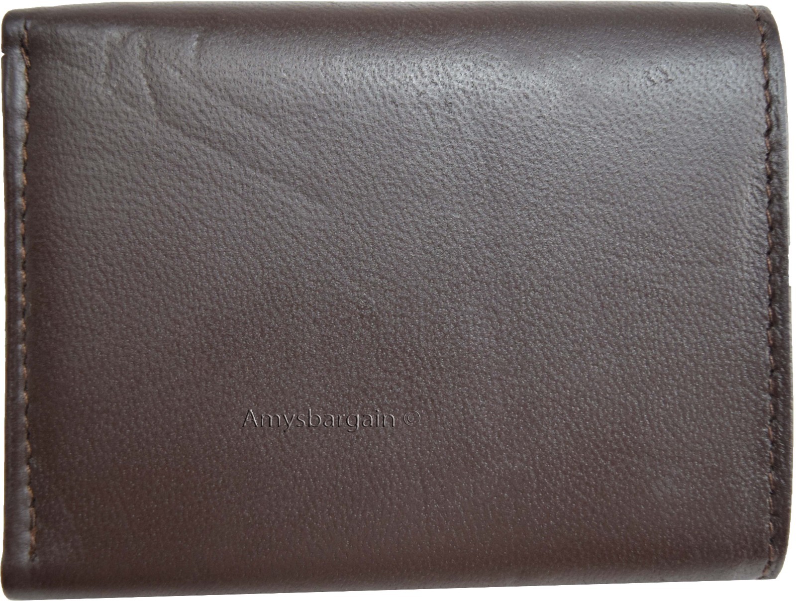 Lot of 2 New Trifold Leather Man’s wallet 2 ID window 9 card 2 bill slots - Image 4
