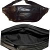 Lot of 2. Waist pouch large waist bag leather bag Fanny pack sports bag 5 pocket