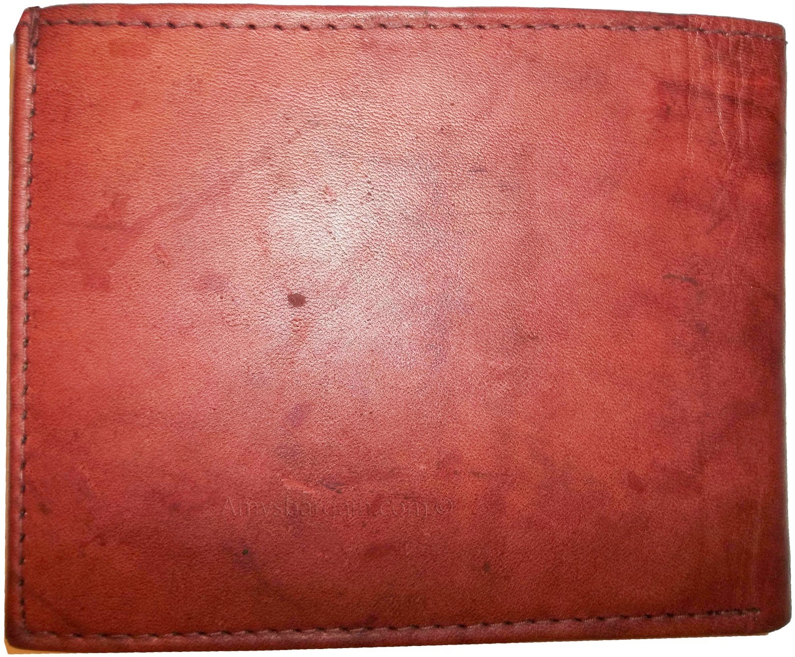 Lot of 3 Men's Bi fold Leather Wallet 12 Credit Card 2 ID billfold wallet br new - Image 7