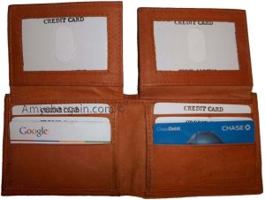 Lot of 3 Men's Wallet Bi fold Leather Wallet 12 Credit Cards 2 IDs 2 Bill slotd - Image 12