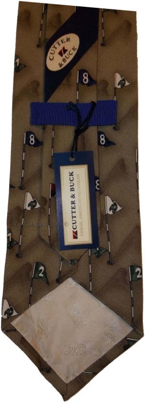Lot of 3, Men's tie Cutter an Buck Designer Silk Men's Tie Neck Wear Made in USA - Image 12