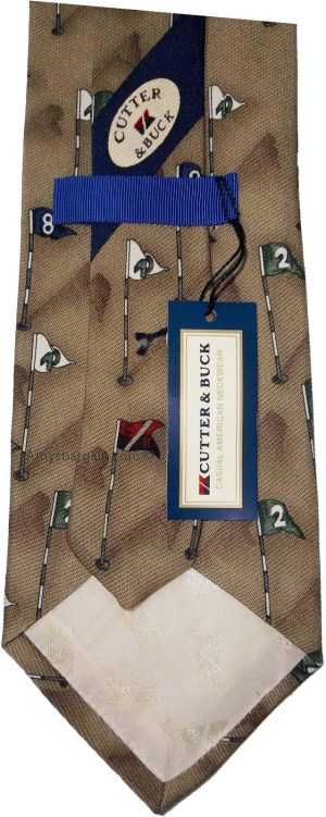 Lot of 3 Men's tie Cutter and Buck Designer Silk Men's Neck Wear Made in USA - Image 11