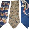 Lot of 3 Men's tie Cutter and Buck Designer Silk Men's Neck Wear Made in USA