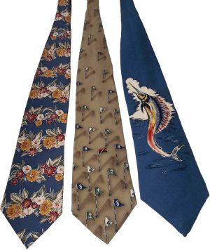 Lot of 3 Men's tie Cutter and Buck Designer Silk Men's Neck Wear Made in USA - Image 7