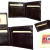 Lot of 3 Men's wallet Billfold Leather Wallet 9 card Brown leather wallet in box