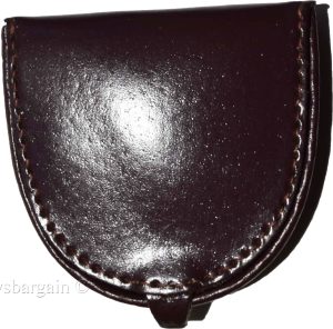 Lot of 3 New Burgundy Leather change purse, Coin case, Coin holder, change case - Image 4