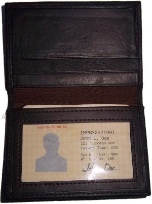 Lot of 3 New leather Business Card case ID Credit Card Case windows card case BN - Image 6