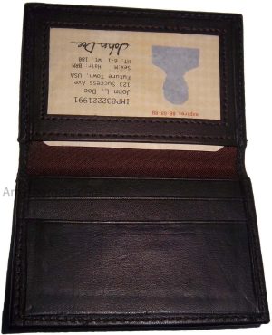 Lot of 3 New leather Business Card case ID Credit Card Case windows card case BN - Image 7
