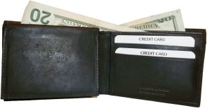 Lot of 3 New style leather man's wallet 2 bill slots 1 zip 4 credit card 1 ID BN - Image 10