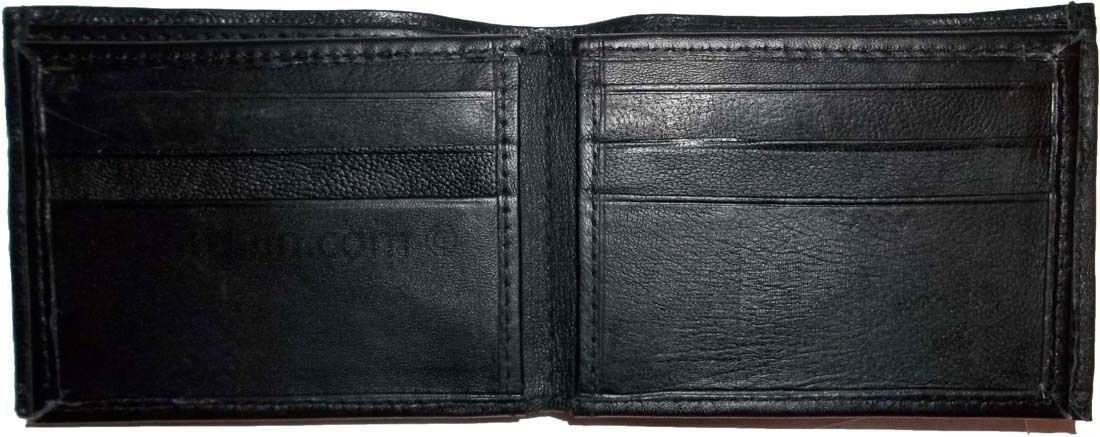 Lot of 3 men's leather wallet credit card holder 3 ID window billfold new wallet - Image 12