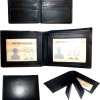 Lot of 4 Men's Wallet Soft Leather 9 Card Holder IDs 3 Bill slots BR New Wallet
