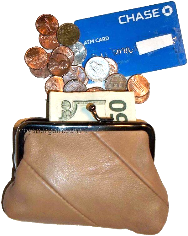 Lot of 4 New Women's Leather Change Purse Coin bag Wallet bag Hand Coin case BN - Image 3