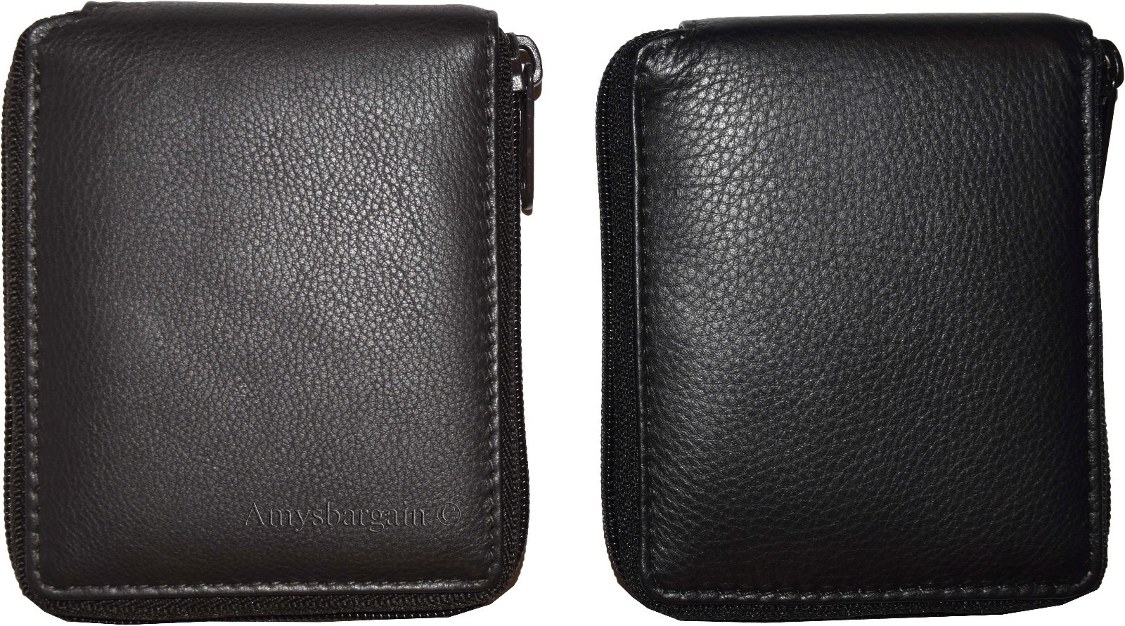 Lot of 4 Zip around FIZA NY leather men's wallet Bi-fold wallet change purse BN - Image 5