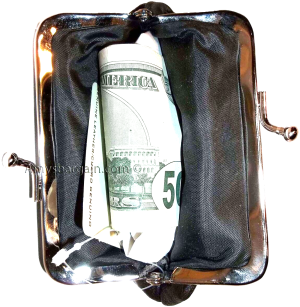 Lot of 4 women's leather change purses coin case wallet hand bag new coin case - Image 13