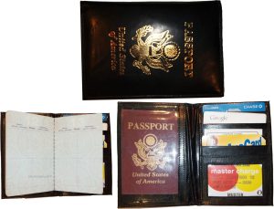 Lot of 5 New 4 credit cards + ID Lamb skin USA Leather passport case wallet BNWT - Image 11