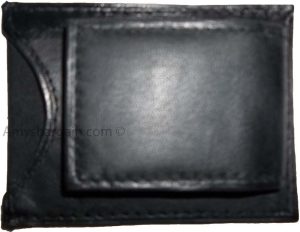 Lot of 5 New Lambskin Leather money Clip, Magnetic money clip. leather case BNWT - Image 3