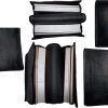 Lot of 5 New leather business card case, 50 plus card case, new Black card case
