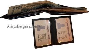 Lot of 6 Bifold Leather Man’s wallet 10 Card 3 bill slot 2 IDs change purse nwt - Image 9