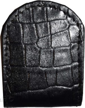 Lot of 6 Black Crocodile printed leather Unbranded money clip Clip Money, BR New - Image 7