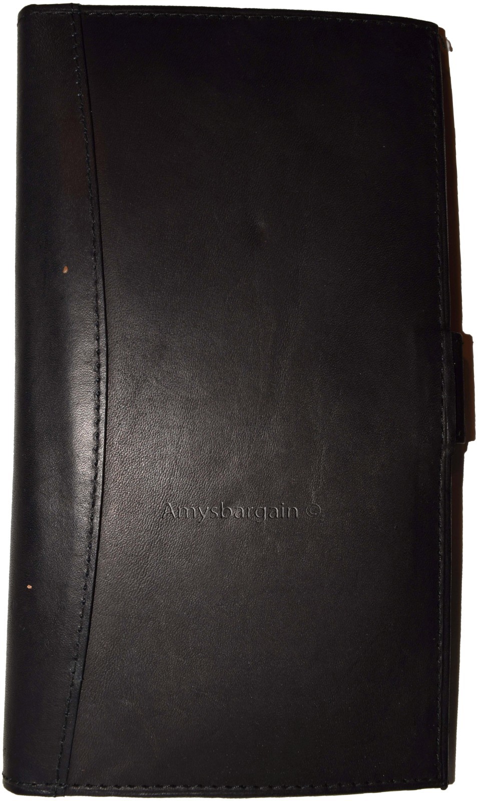 Lot of 6 leather checkbook cover Black credit card ID wallet 19 Cards Brand New - Image 6