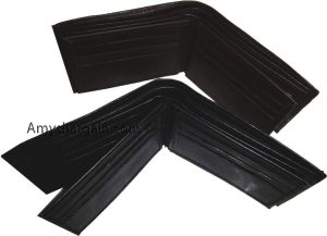 Man's Leather Wallet 9 Card Holder 3 ID windows Billfold Leather wallet - Image 11