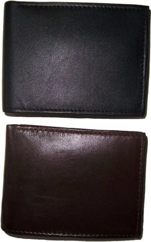 Man's Leather Wallet 9 Card Holder 3 ID windows Billfold Leather wallet - Image 7