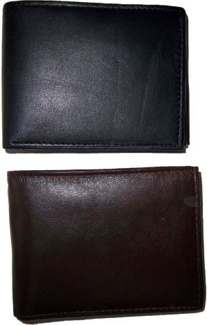 Man's Leather Wallet 9 Card Holder 3 ID windows Billfold Leather wallet - Image 8