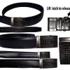 Man's belt. X Large size genuine leather Crocodile skin printed automatic buckle